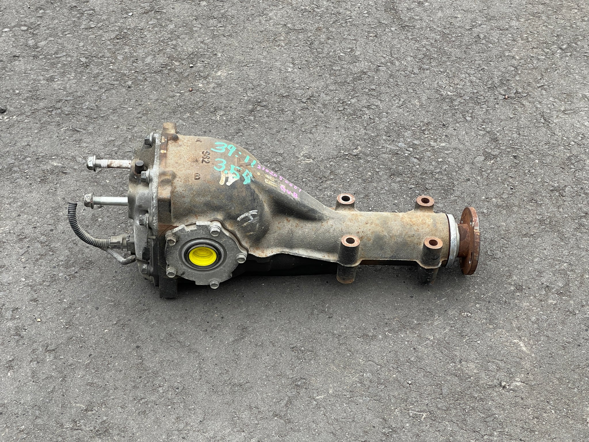 R180 Rear Differential 2500 | JDM Subaru WRX STi GVB R180 Rear LSD Differential 3.54 Ratio 39: ...