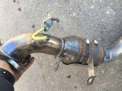 SUBARU TURBO DOWN PIPE HKS MUFFLER