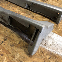 JDM SG5 03-05 Subaru Forester XT STi Front Clip with HID Headlights & Cross Sport Front Carbon Lip Sideskirt with Spats