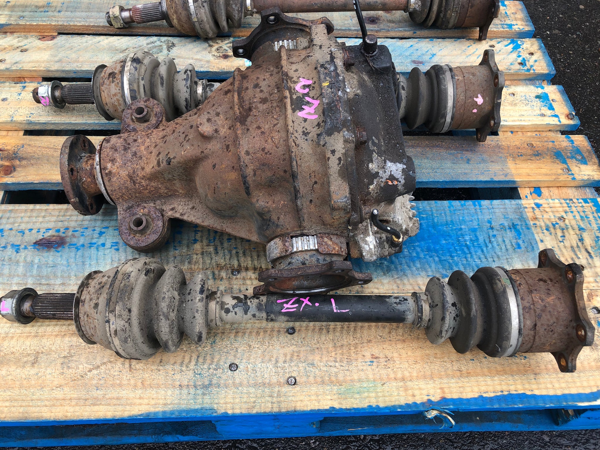 2038 | NISSAN 300ZX REAR DIFFERENTIAL VISCOUS LSD 4.08 RATIO