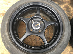 MAZDA MIATA RACING RIMS 195/50/15 4X100