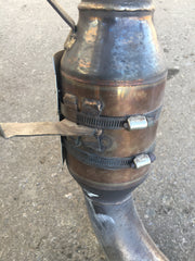 SUBARU TURBO DOWN PIPE HKS MUFFLER