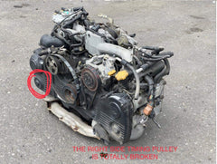 JDM Subaru EJ205 AVCS Engine WRX Forester Turbo EJ205 TURBO MISSING FOR PARTS OR REBUILD