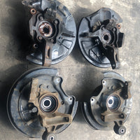 SUBARU IMPREZA WRX STI 06/07 FRONT AND REAR KNUCKLES ASSEMBLY WITH HUB 5X114.3 ORIGINAL PICTURES FROM ITEM | Knuckles | 06/07 STI knuckles, knuckles, STI | 2463
