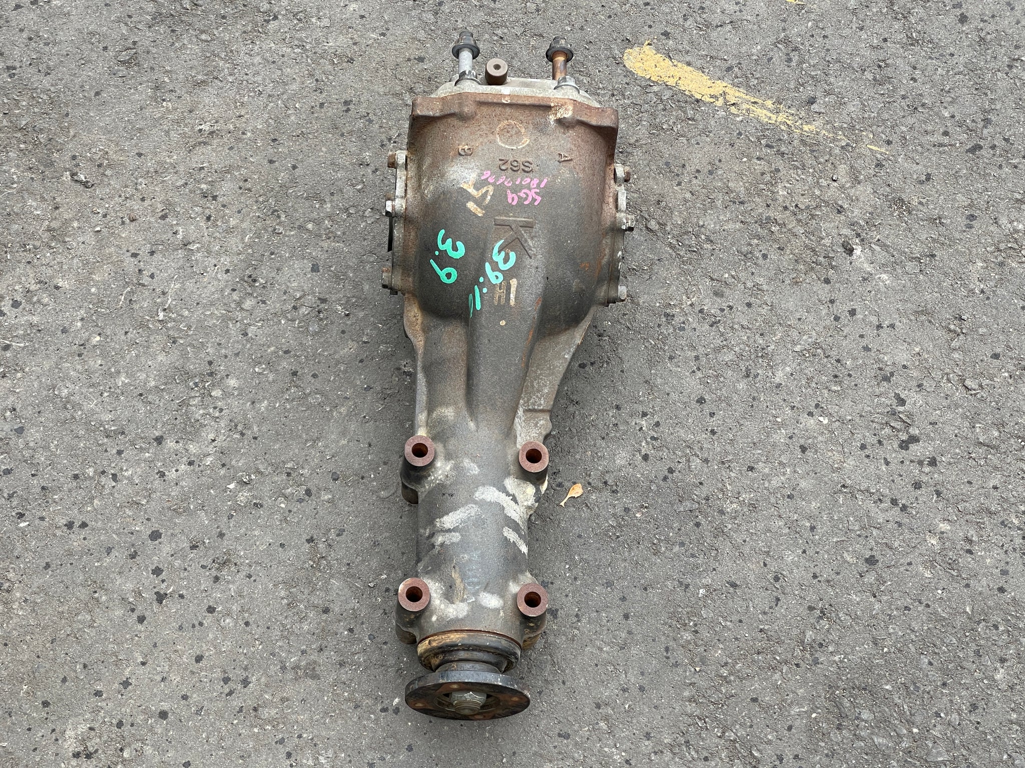 R180 Rear Differential 2498 | JDM Subaru Forester SG9 STi R180 Rear LSD Differential 3.9 Ratio ...