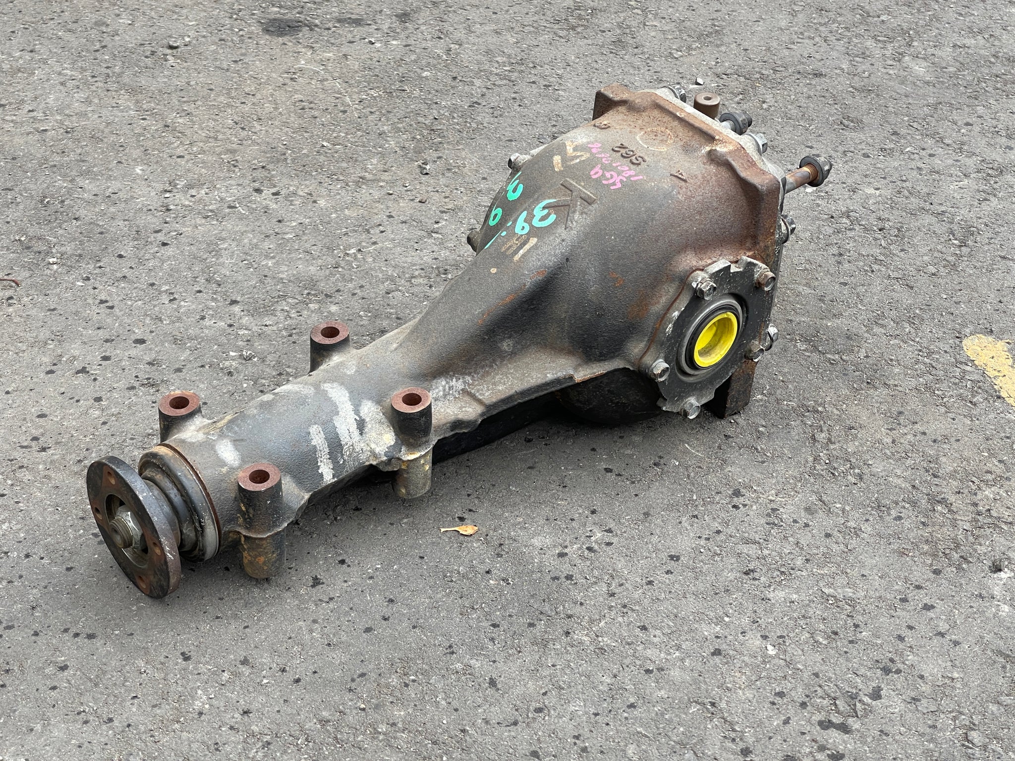 R180 Rear Differential 2498 | JDM Subaru Forester SG9 STi R180 Rear LSD Differential 3.9 Ratio ...