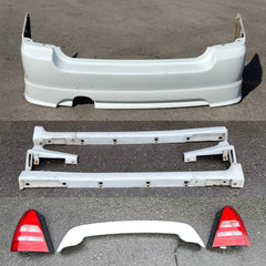 JDM Subaru Forester XT SG5 SG9 2003-2008 OEM Cross Sports Rear Bumper Rear Lip + Sideskirts with Spats + Rear Tail lights not included + Spoiler