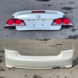 JDM 2006-2008 Honda Civic/Acura CSX Rear End Conversion Rear Trunk + TailLights + Rear Bumper + Rear Lip | Trunk & Tail Lights | Acura CSX Rear Bumper, Acura CSX Trunk Lid, freeshipping | 2224