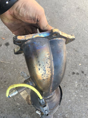 SUBARU TURBO DOWN PIPE HKS MUFFLER