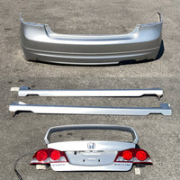 JDM 2006-2008 Honda/Acura CSX Rear End Conversion Rear Trunk w/ Mugen Spoiler + Bumper + TailLights + Sideskirts | Trunk & Tail Lights | Acura CSX Rear Bumper, Acura CSX Trunk Lid, freedelivery, freeshipping | 2362