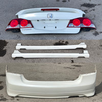 JDM 2006-2008 Honda Civic/Acura CSX Rear End Conversion Rear Trunk + Bumper + TailLights + Sideskirts | Trunk & Tail Lights | Acura CSX Rear Bumper, Acura CSX Trunk Lid, freeshipping | 2222