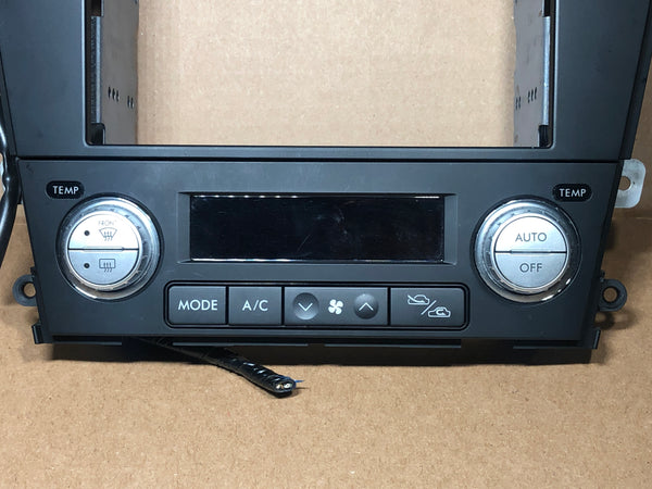 JDM Subaru Legacy Outback Climate Control Dual Double Din Bezel Hazard 2005-2009 | Dashboard | 72311AG, freeshipping, Legacy, STI, Subaru | 1830