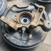 SUBARU IMPREZA WRX STI 06/07 FRONT AND REAR KNUCKLES ASSEMBLY WITH HUB 5X114.3 ORIGINAL PICTURES FROM ITEM | Knuckles | 06/07 STI knuckles, knuckles, STI | 2463