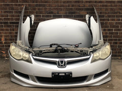 JDM HONDA CIVIC / ACURA CSX FRONT CONVERSION BUMPER HEADLIGHTS FENDER HOOD RADIATOR RAD SUPPORT 2006-2008 MODEL