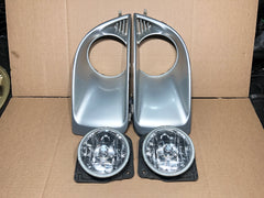 JDM Subaru Impreza WRX STi V8 Fog Lights Lamps Driving Covers Bezels 2004-2005